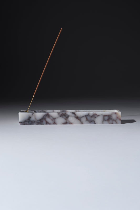 bolt – calacatta viola marble incense holder