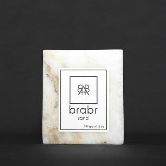 sand – calacatta gold marble candle